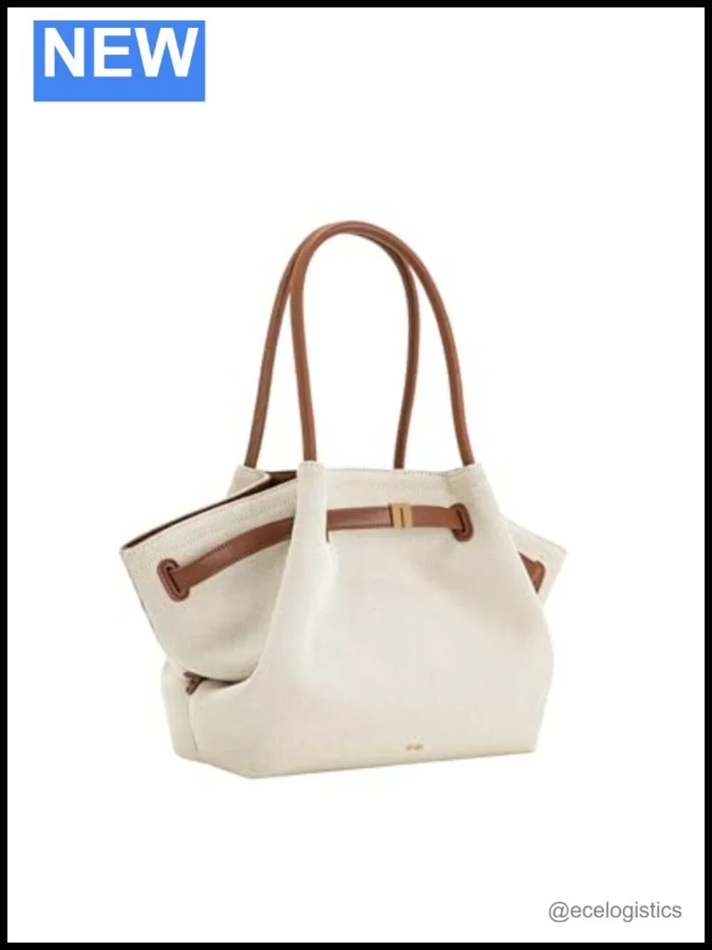 Canvas Medium Tote Bag with Magnetic Snap, Hand & Shoulder Carry